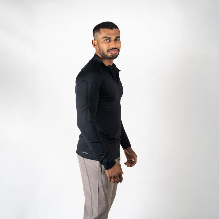 Ethan Full Sleeve Quarter Zip compression