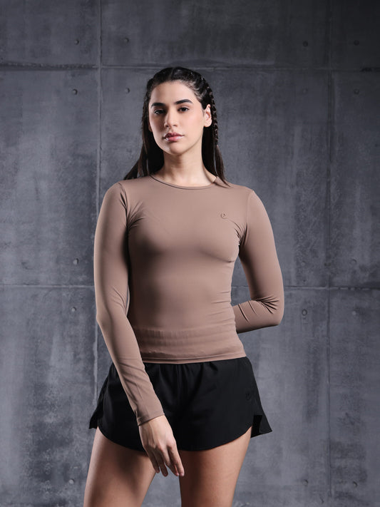 Cocoa Motion Long Sleeve Top