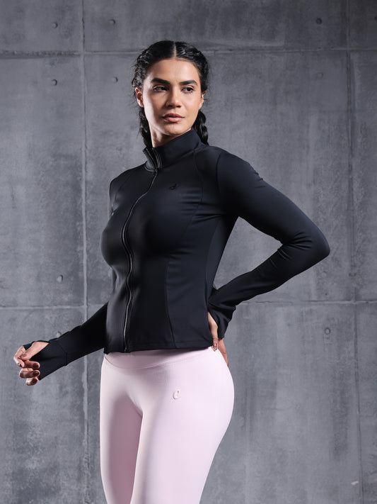 Onyx Sculpt Zip Jacket