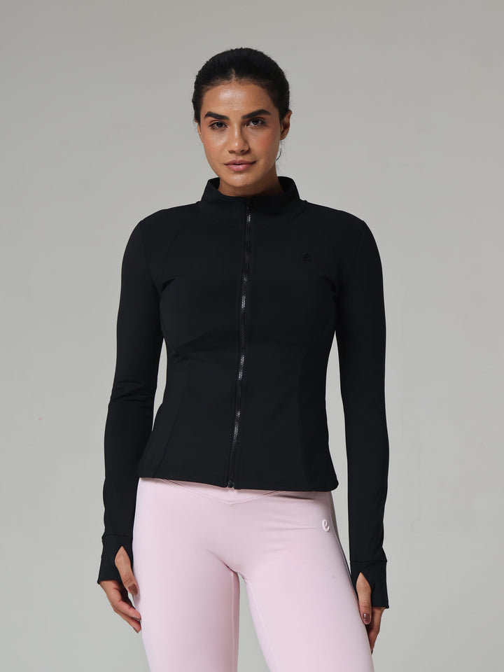 Black Contour Active Jacket