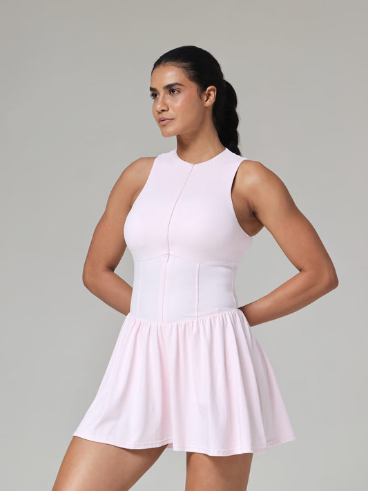 Blush Sculpt Court Dress
