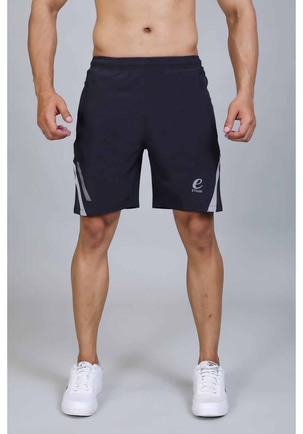 Ethan Solid Men Elasticated Towel Sports Shorts
