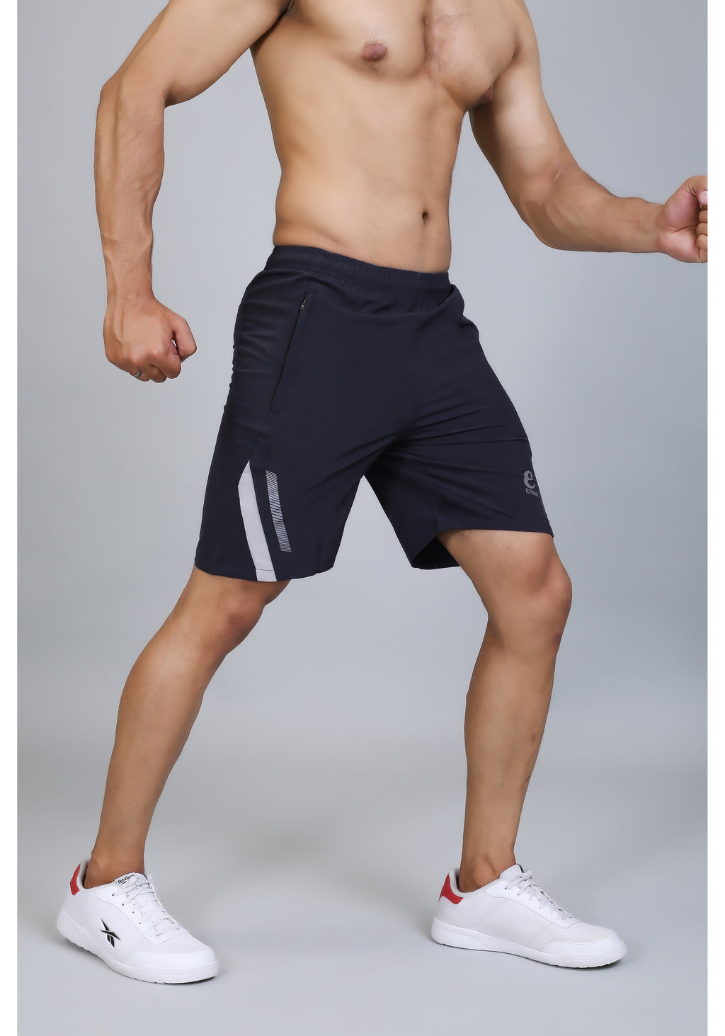 Ethan Solid Men Elasticated Towel Sports Shorts