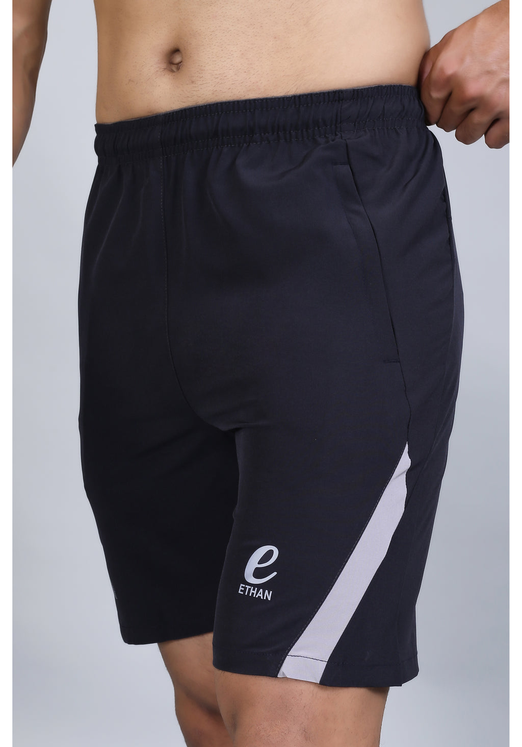 Ethan Solid Men Elasticated Towel Sports Shorts