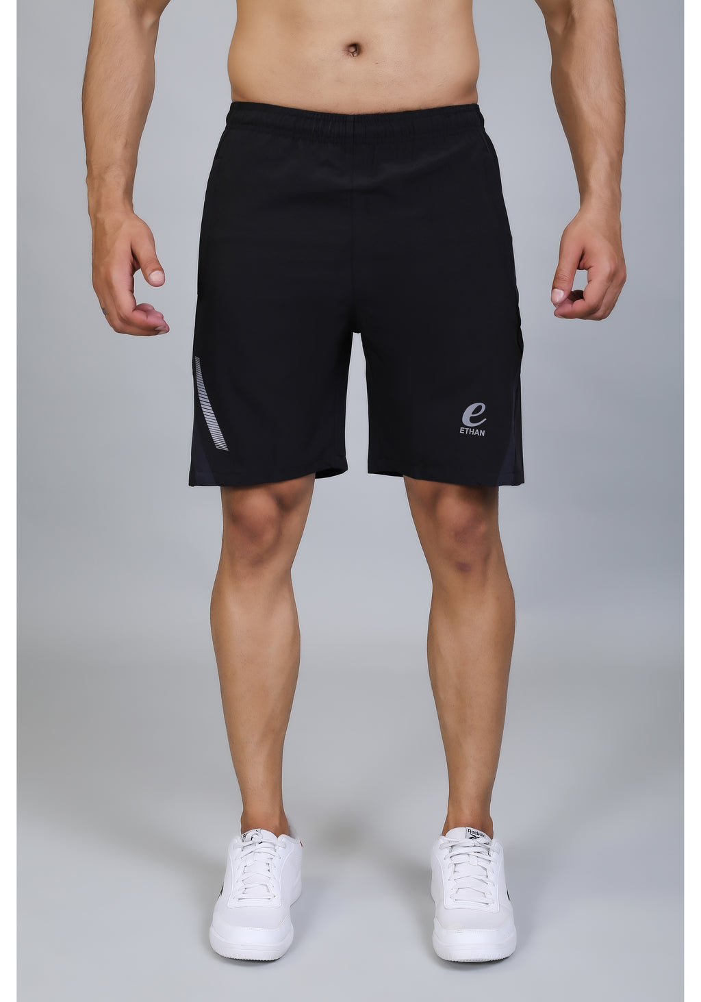 Ethan Solid Men Elasticated Towel Sports Shorts