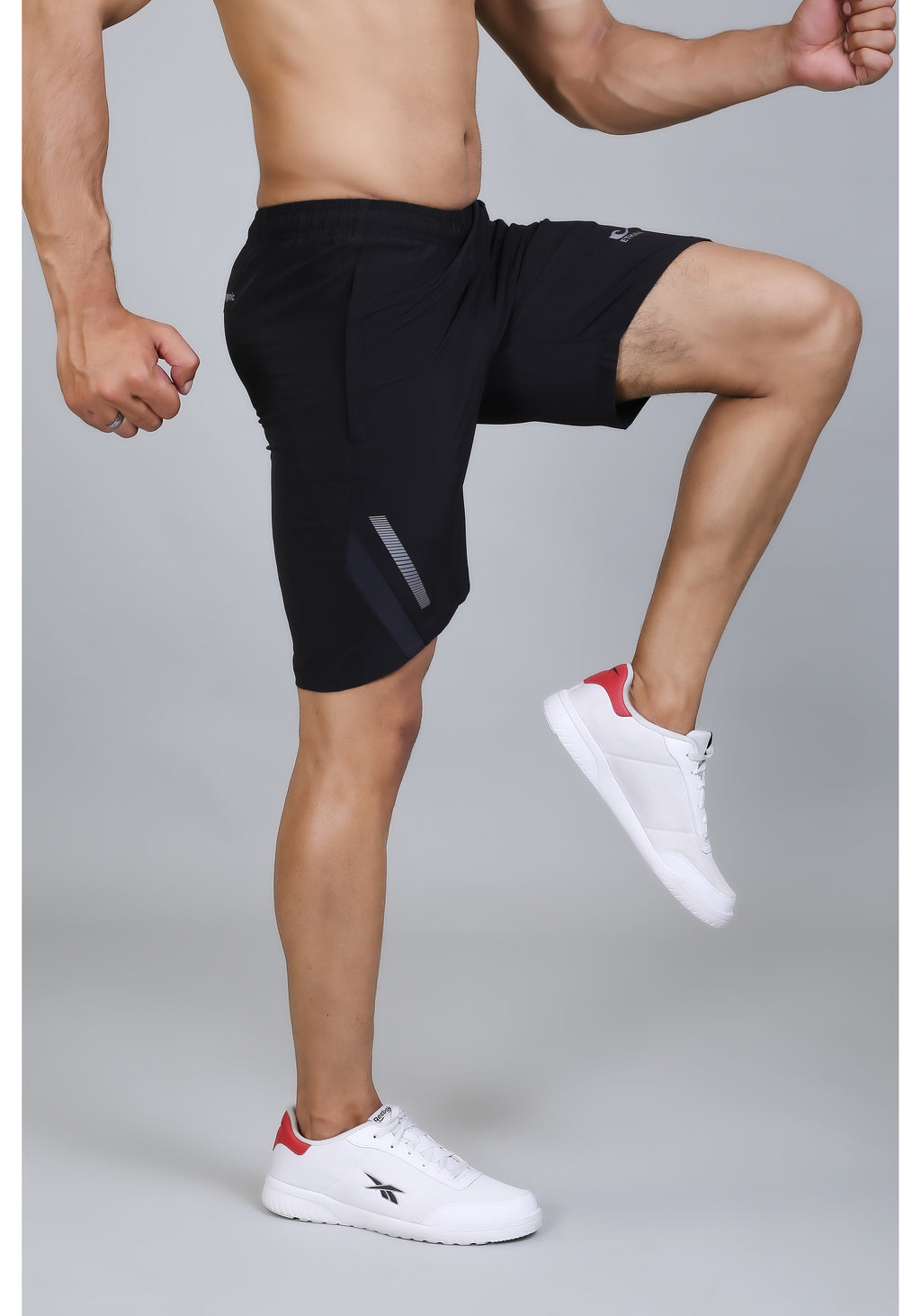 Ethan Solid Men Elasticated Towel Sports Shorts