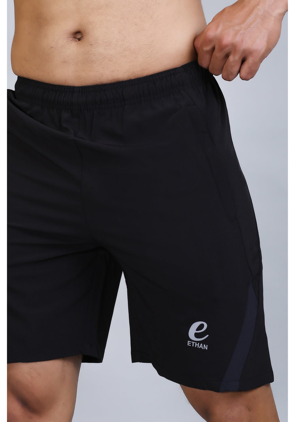Ethan Solid Men Elasticated Towel Sports Shorts