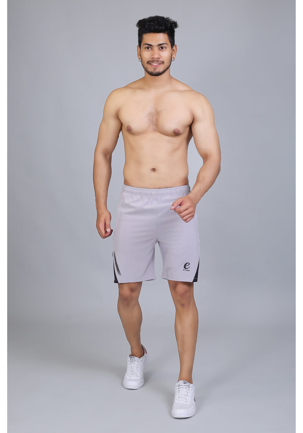Ethan Solid Men Elasticated Towel Sports Shorts