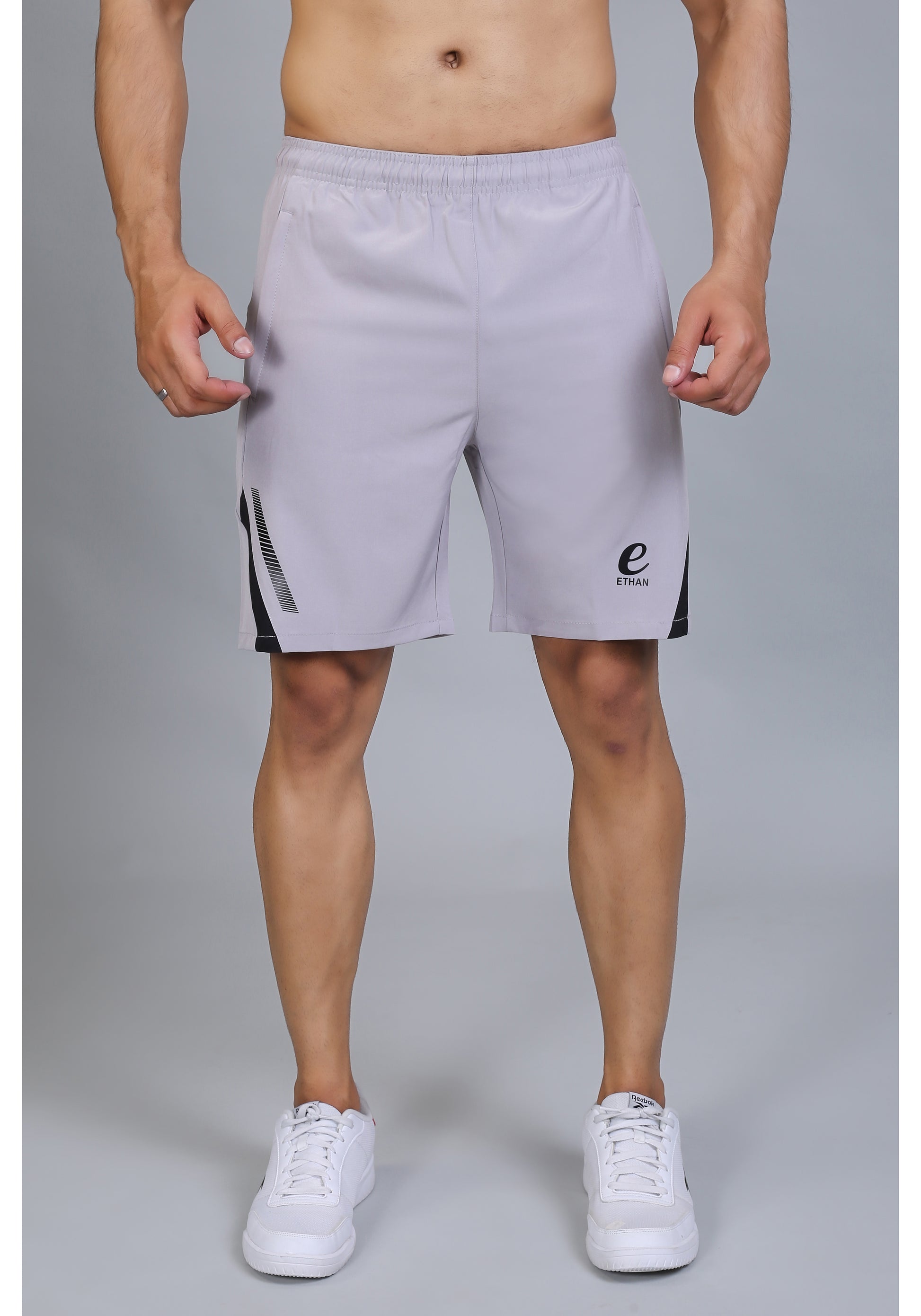 Ethan Solid Men Elasticated Towel Sports Shorts