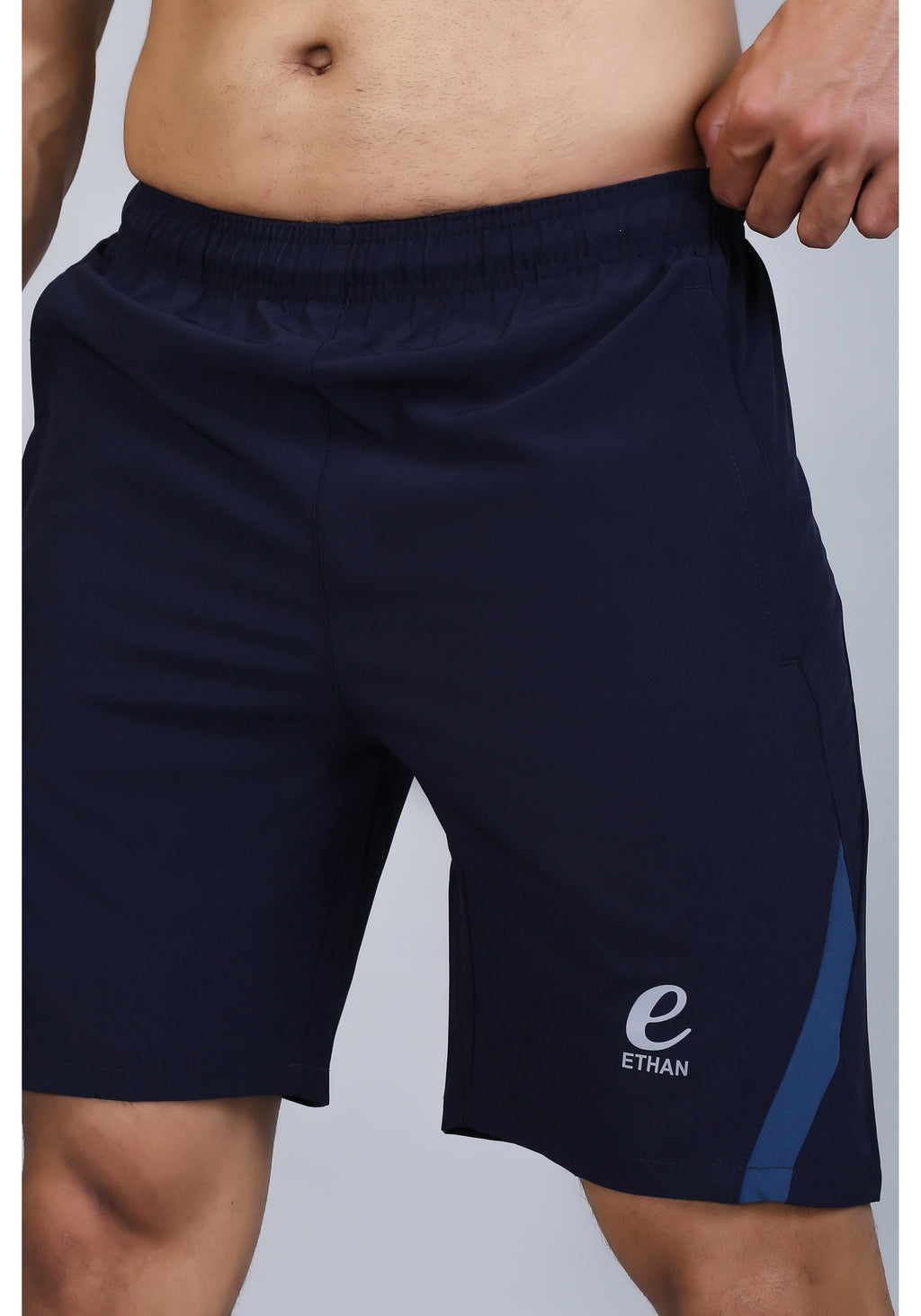 Ethan Solid Men Elasticated Towel Sports Shorts