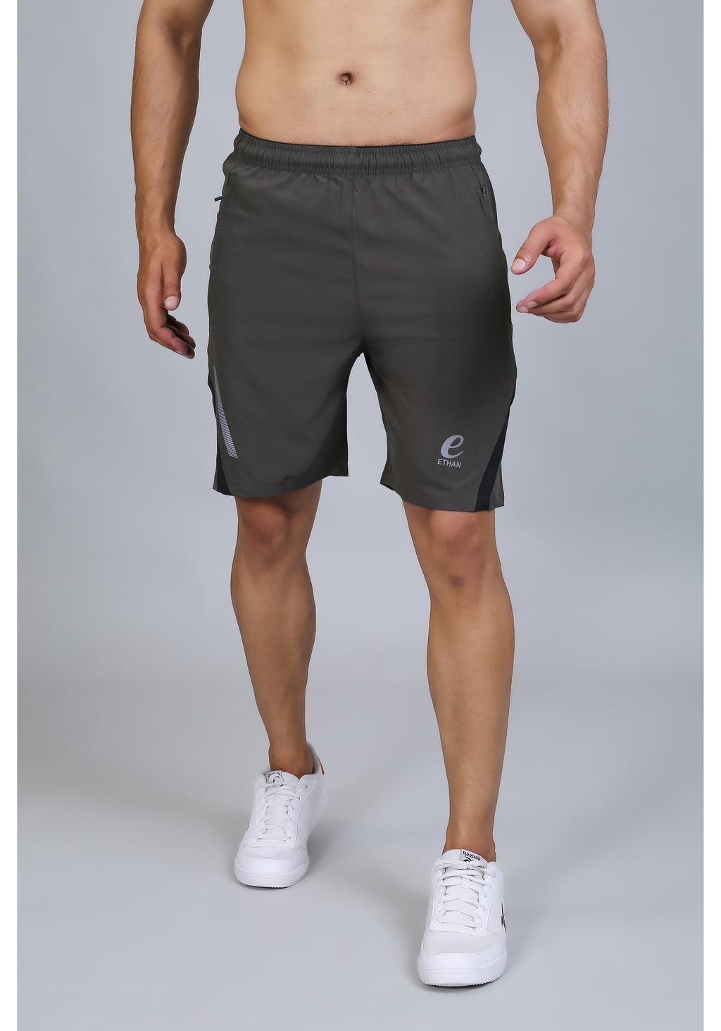 Ethan Solid Men Elasticated Towel Sports Shorts