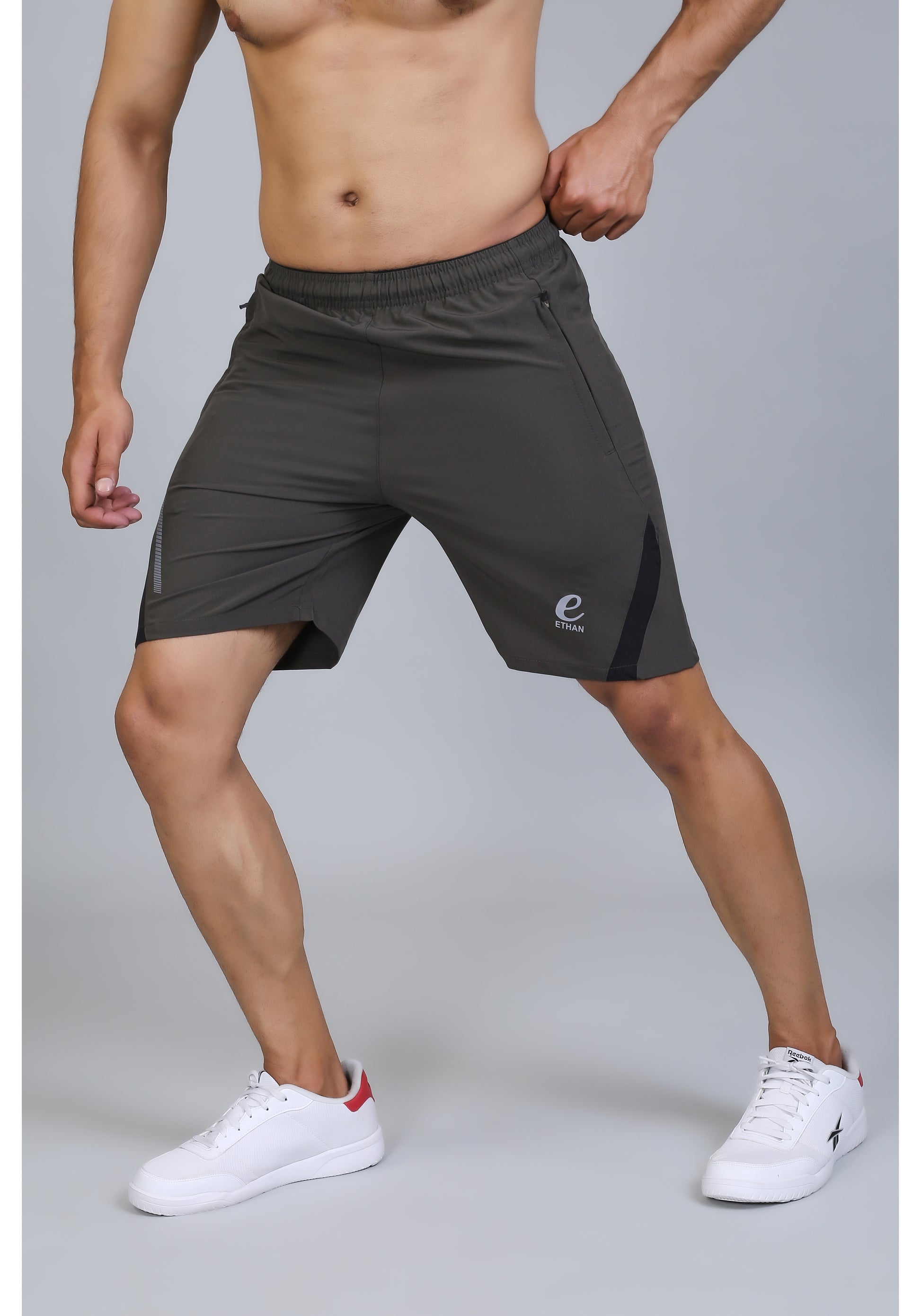 Ethan Solid Men Elasticated Towel Sports Shorts