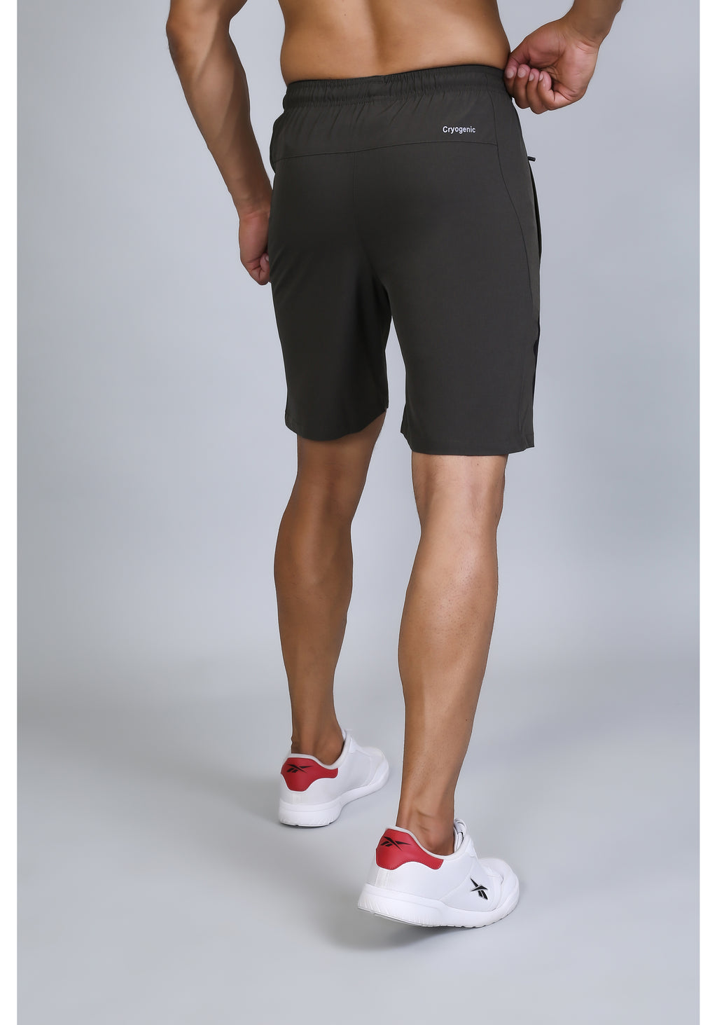 Ethan Solid Men Elasticated Towel Sports Shorts