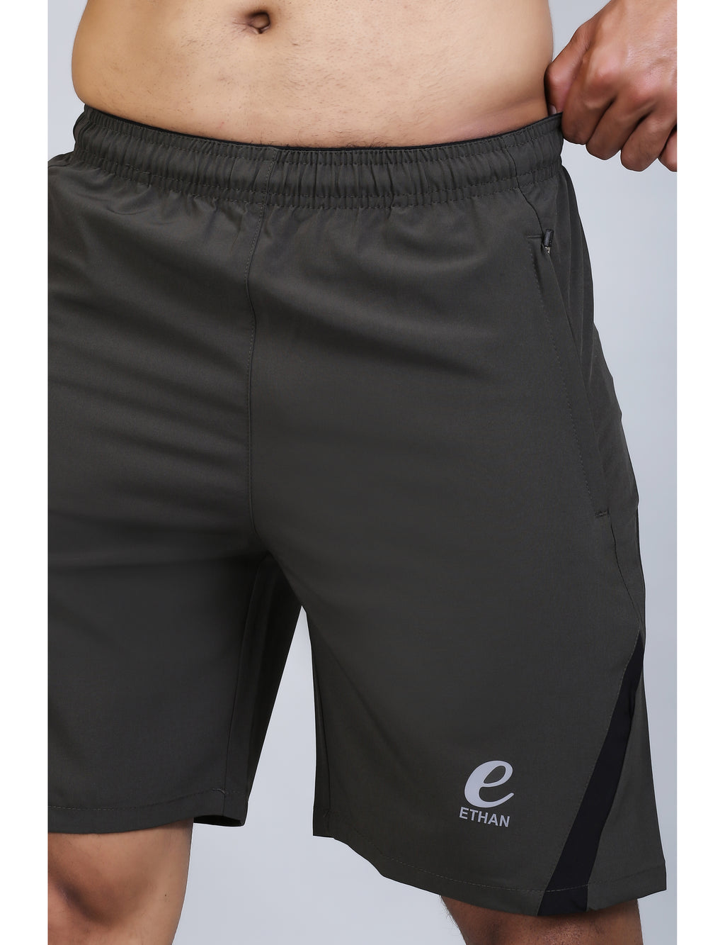 Ethan Solid Men Elasticated Towel Sports Shorts