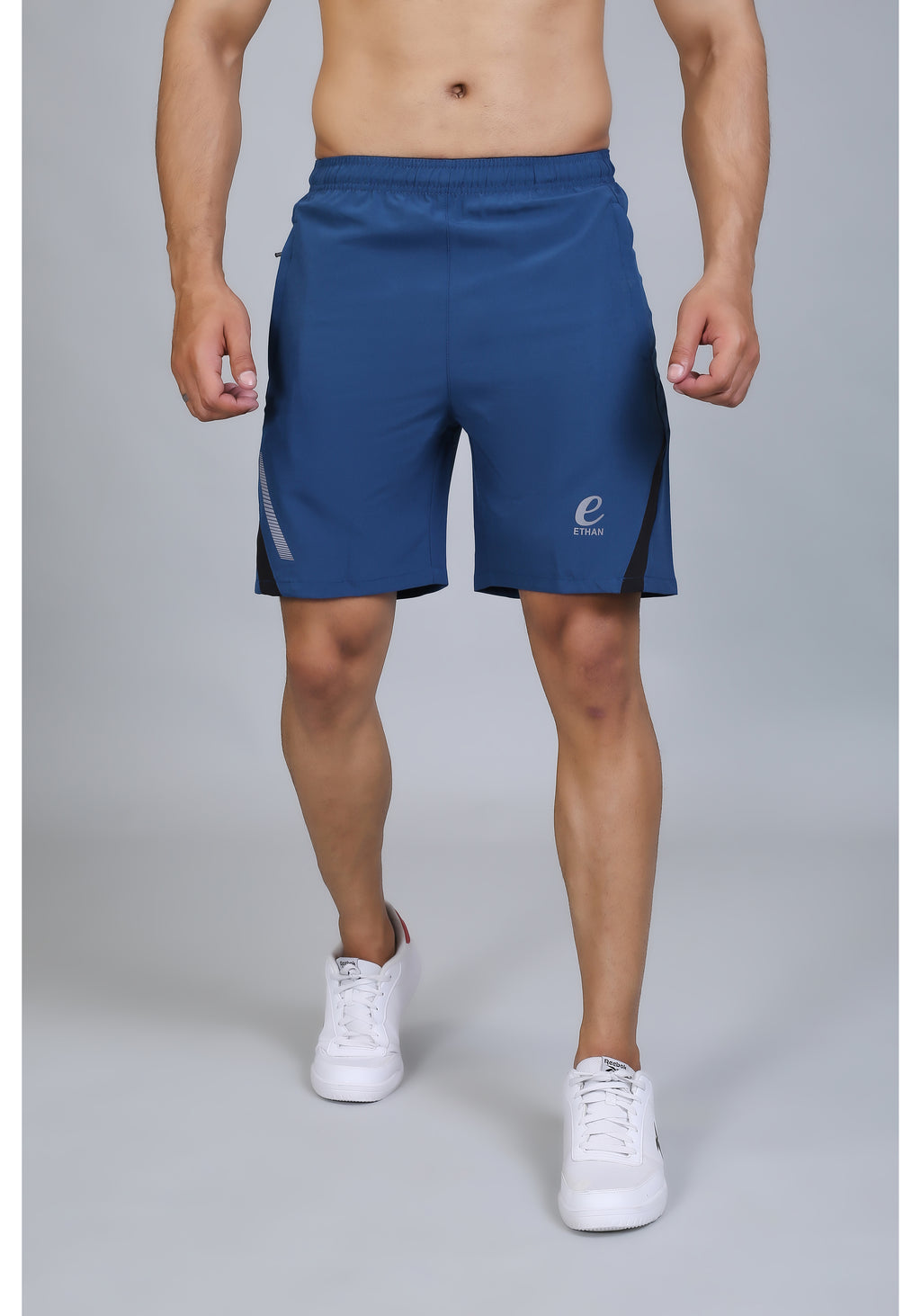 Ethan Solid Men Elasticated Towel Sports Shorts
