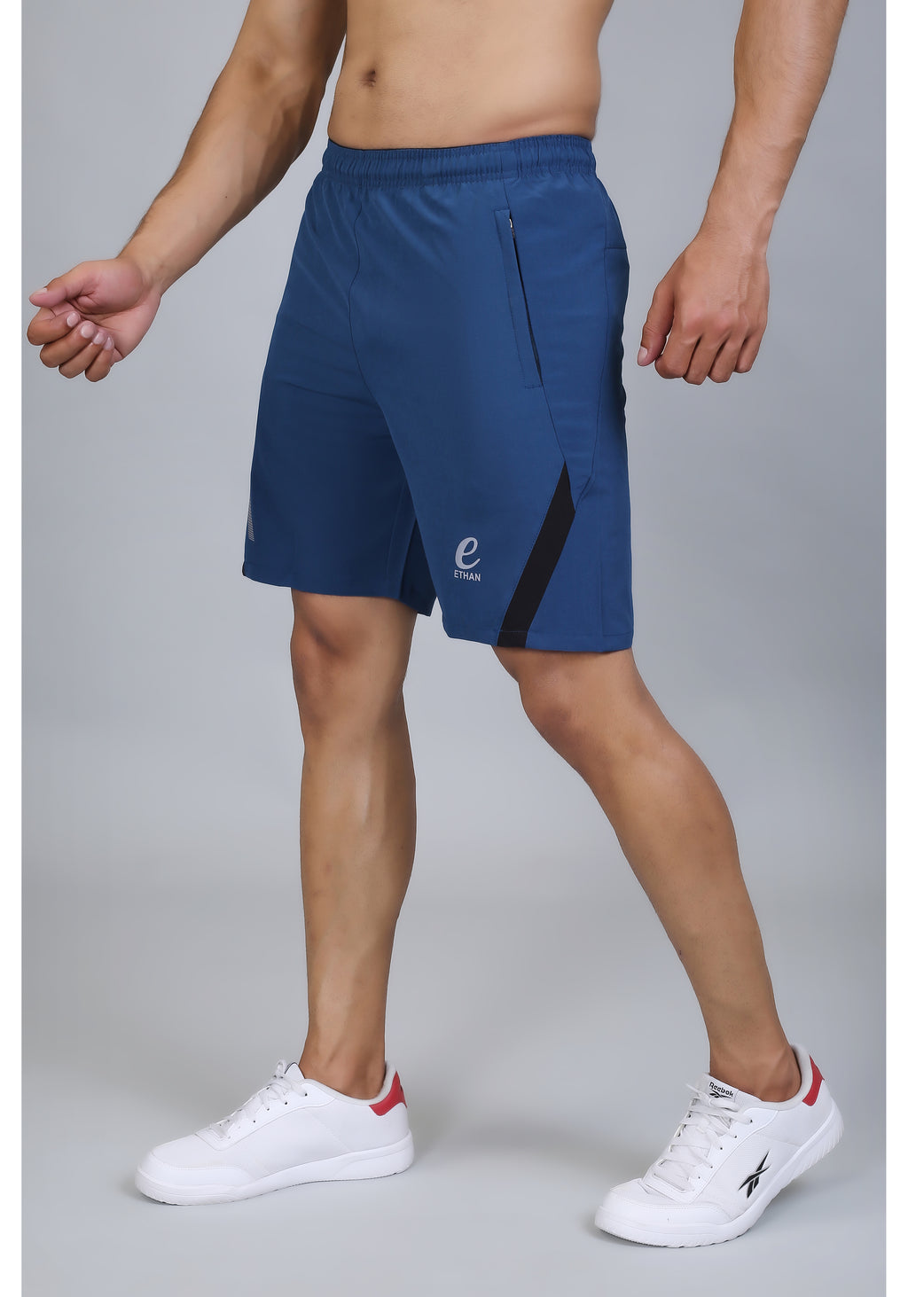 Ethan Solid Men Elasticated Towel Sports Shorts