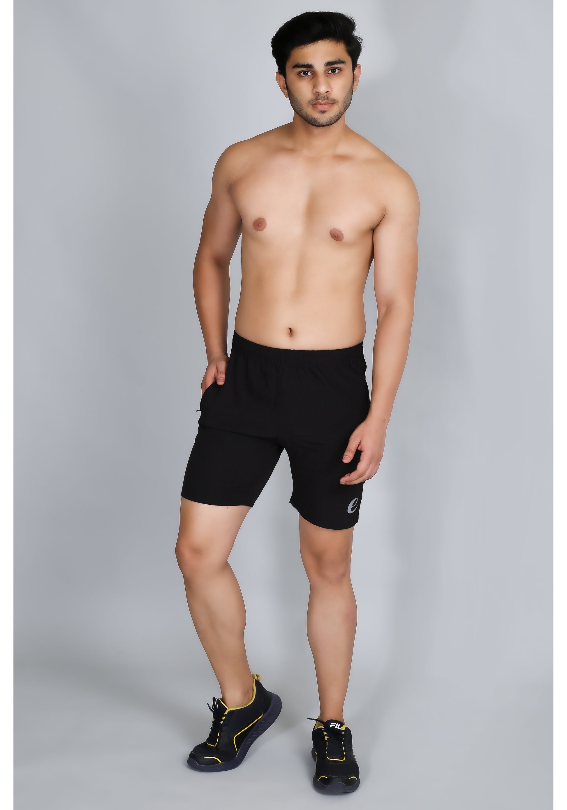 Ethan Solid Men Plain Sports Shorts