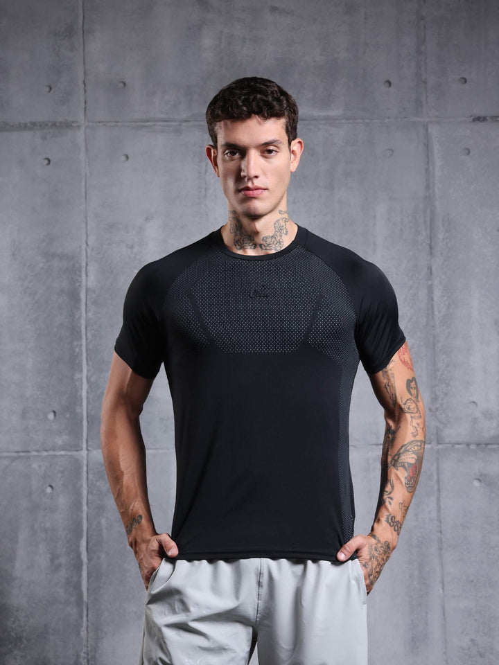 Ethan Graphic Dotted Print T-Shirt For Men