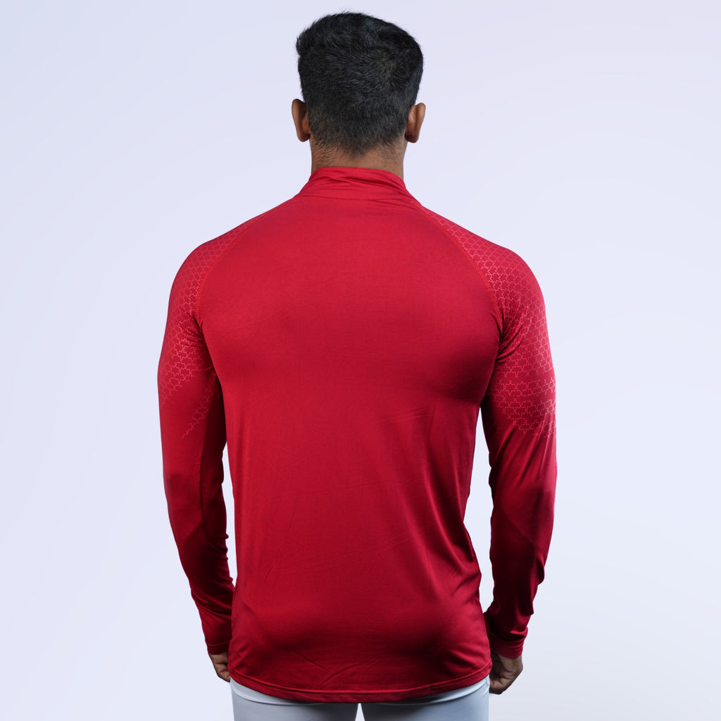 Ethan Full Sleeves Zipper With Shoulder Print