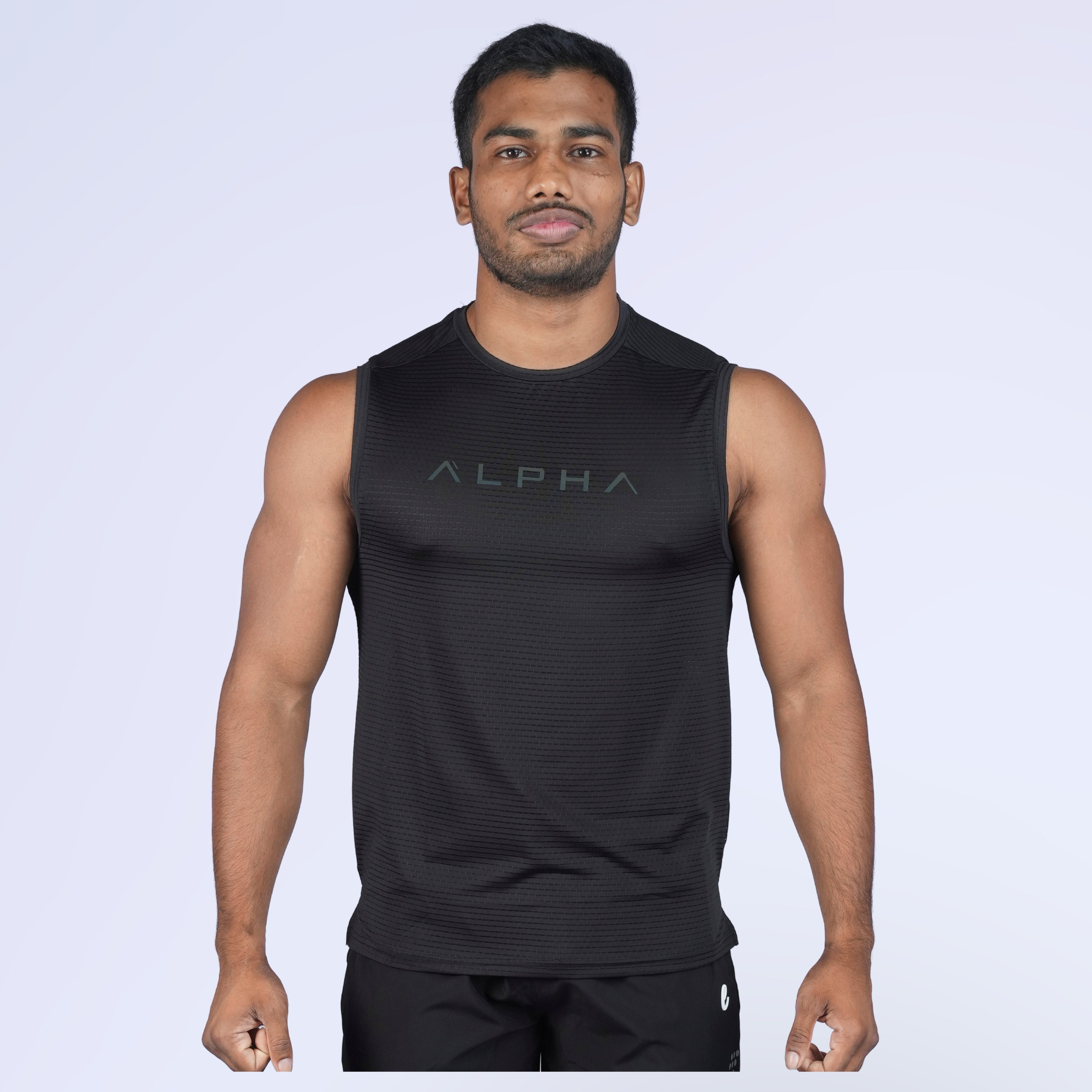 Ethan Alpha Cutsleeve Tank Top / Sleeveelss