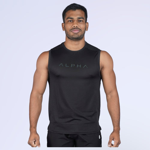 Ethan Alpha Cutsleeve Tank Top / Sleeveelss