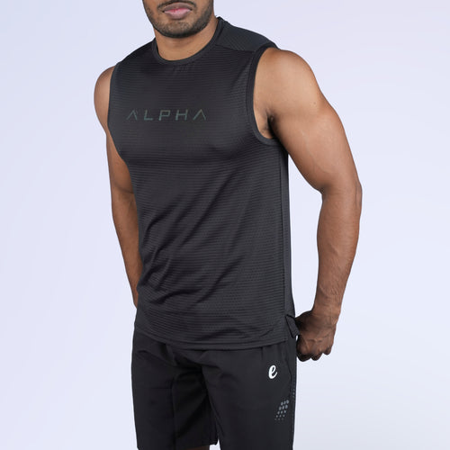 Ethan Alpha Cutsleeve Tank Top / Sleeveelss