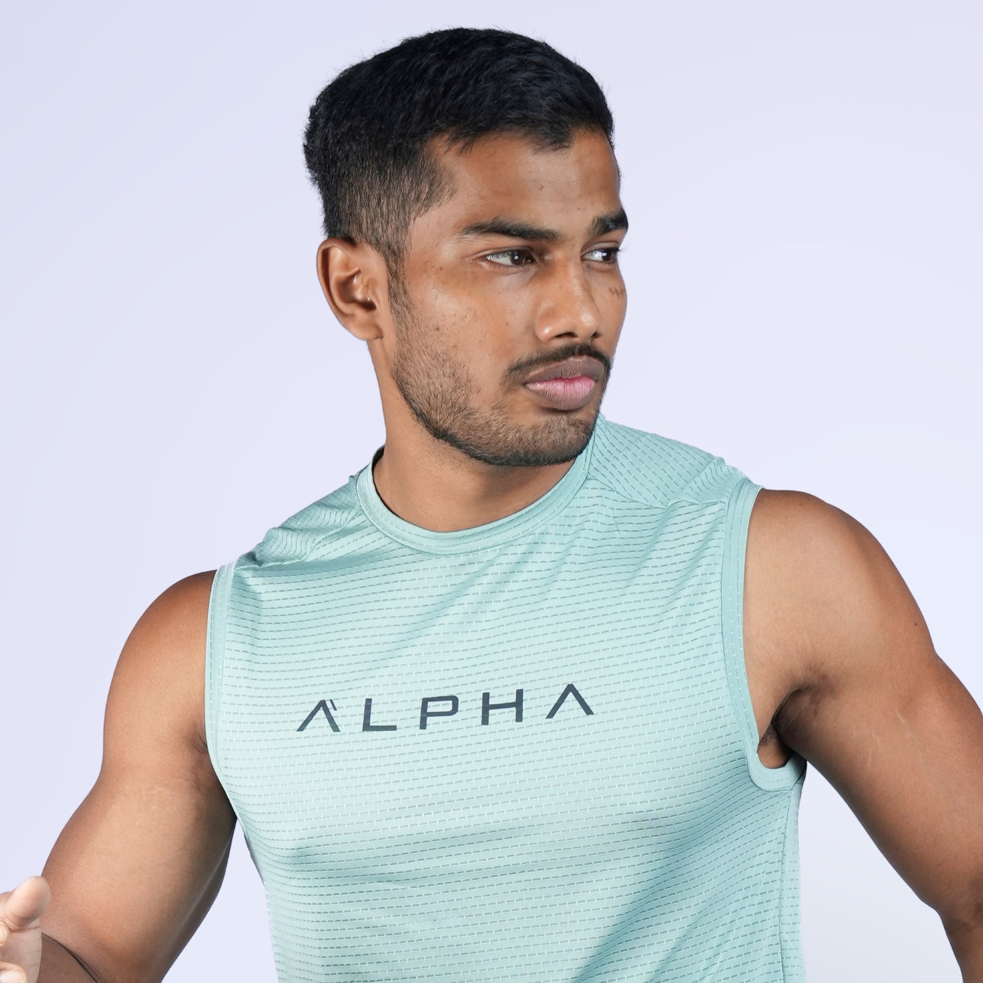 Ethan Alpha Cutsleeve Tank Top / Sleeveelss