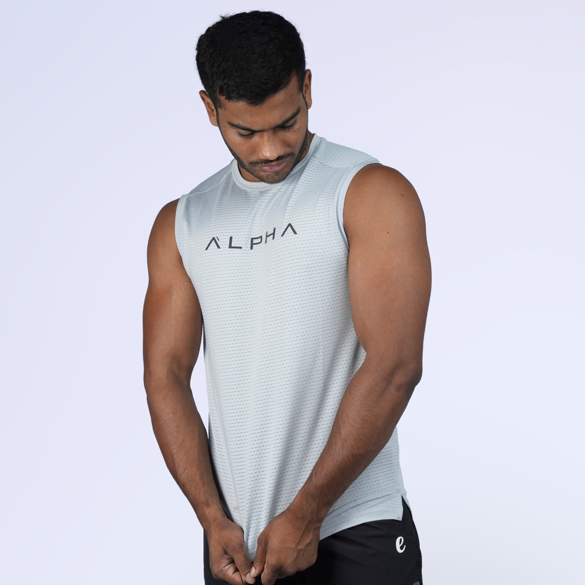 Ethan Alpha Cutsleeve Tank Top / Sleeveelss