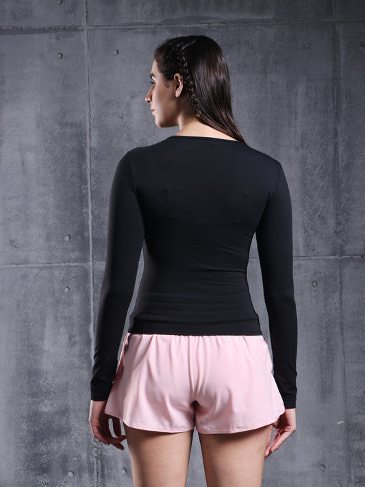 Midnight Sculpt Full Sleeve Top