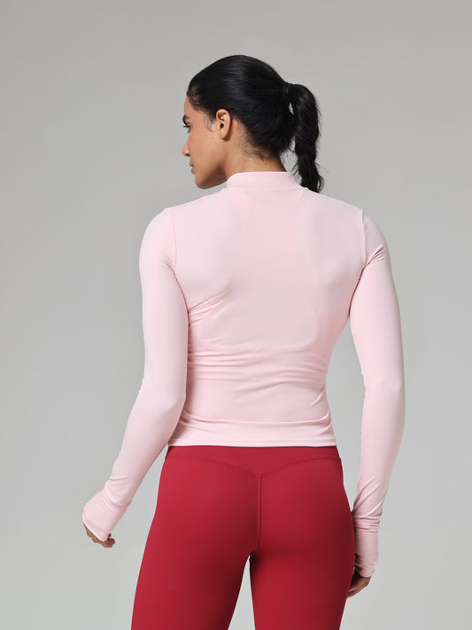 Blush Zip Flex Training Jacket