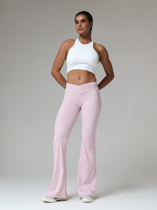 Blush Flow Flared Leggings