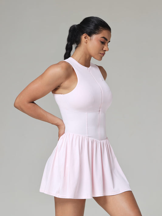 Blush Sculpt Court Dress