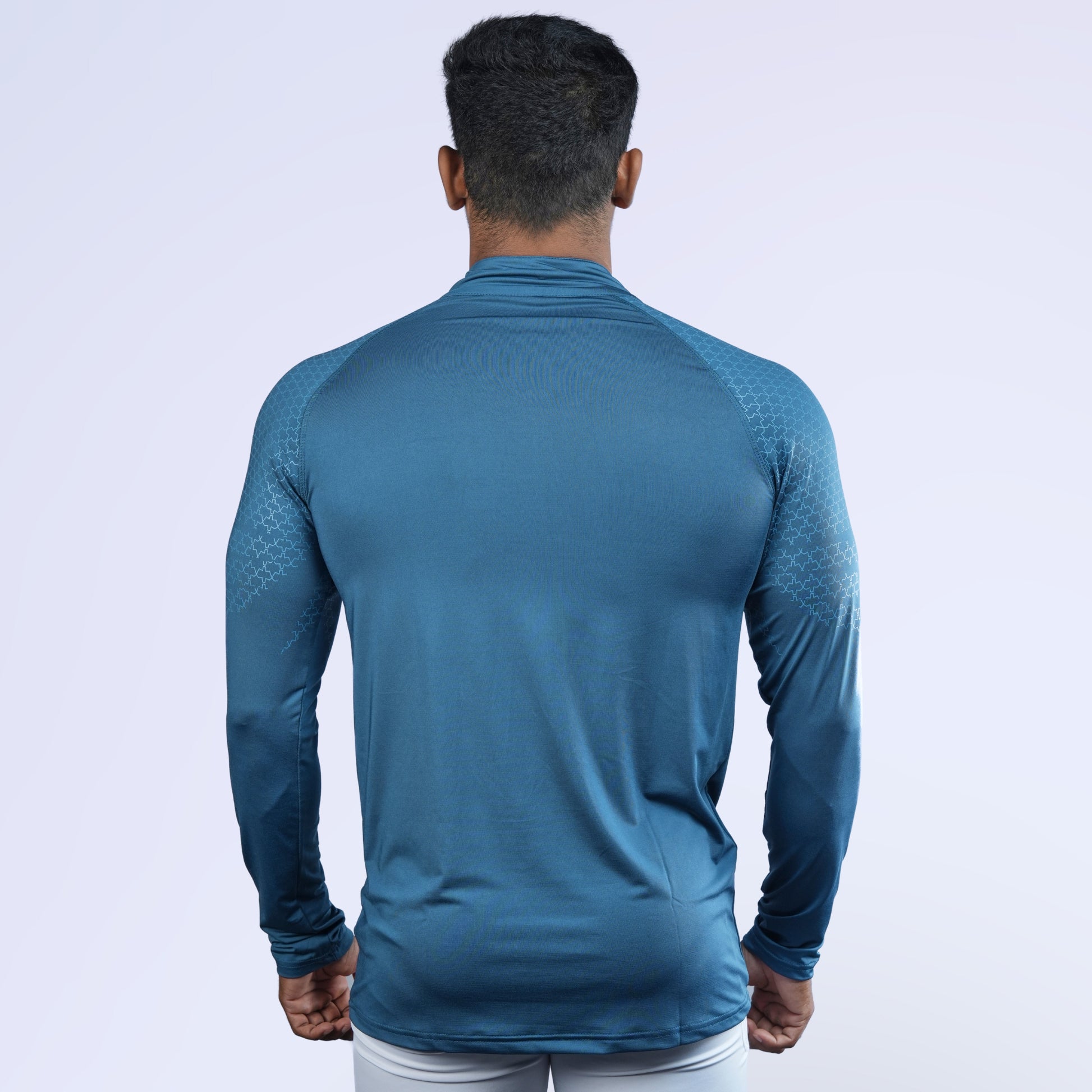 Ethan Full Sleeves Zipper With Shoulder Print