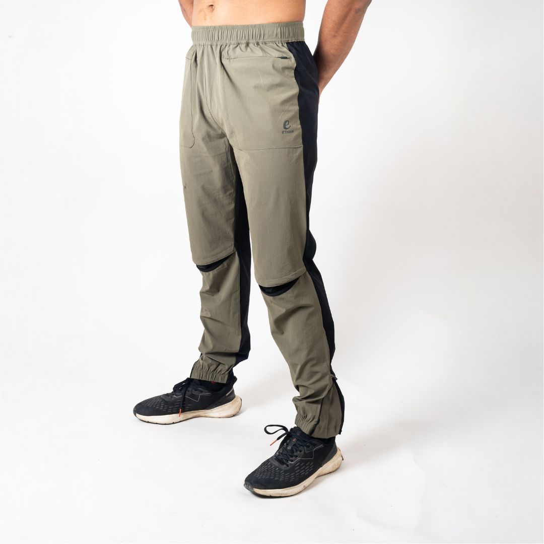 Ethan Sports Botton Zip Track Pant