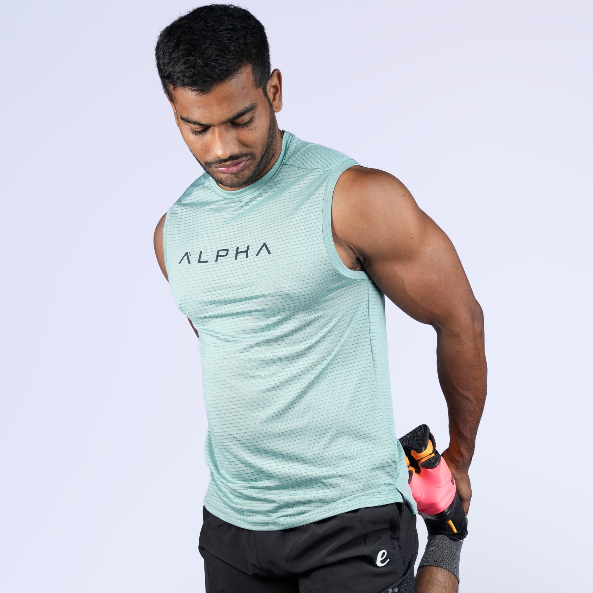 Ethan Alpha Cutsleeve Tank Top / Sleeveelss