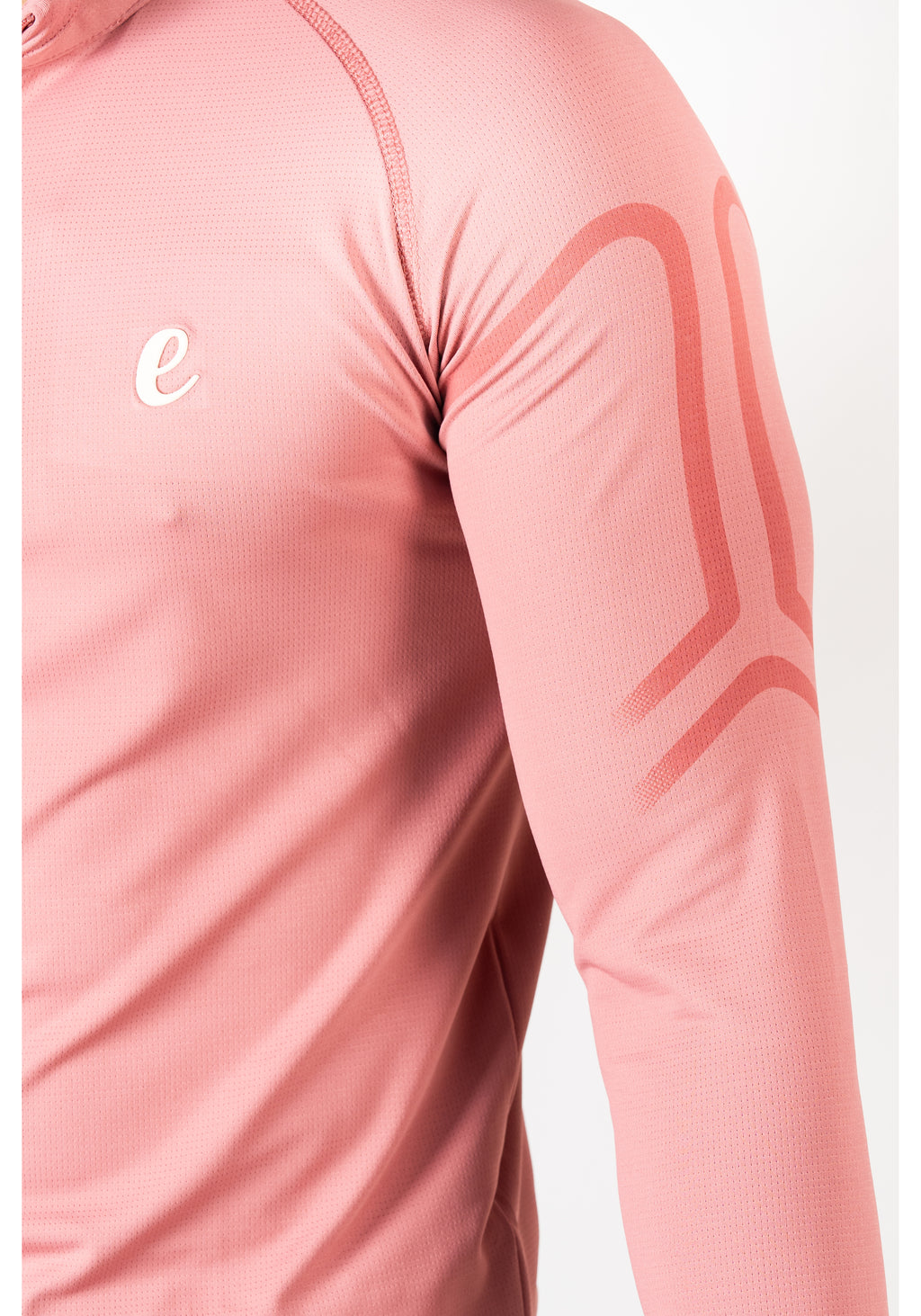 Ethan Men Solid Full Sleeve Zipper Collar T-Shirt