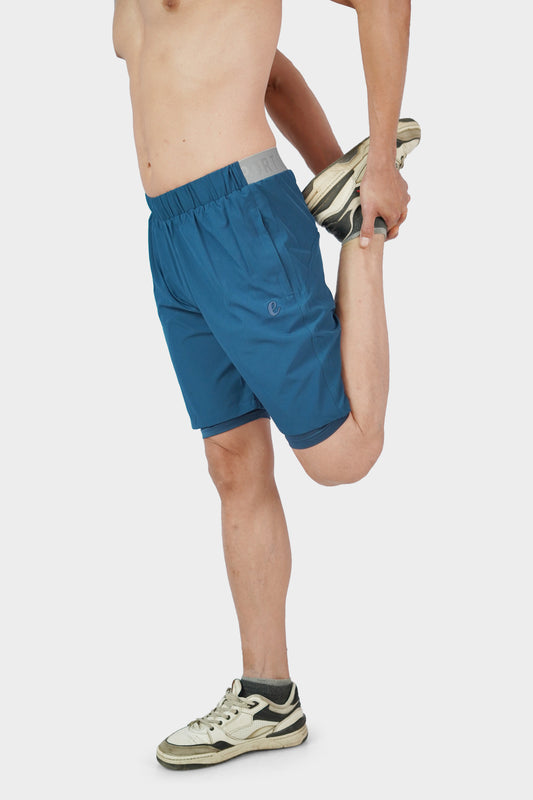 Men’s Double Layer Sports Shorts