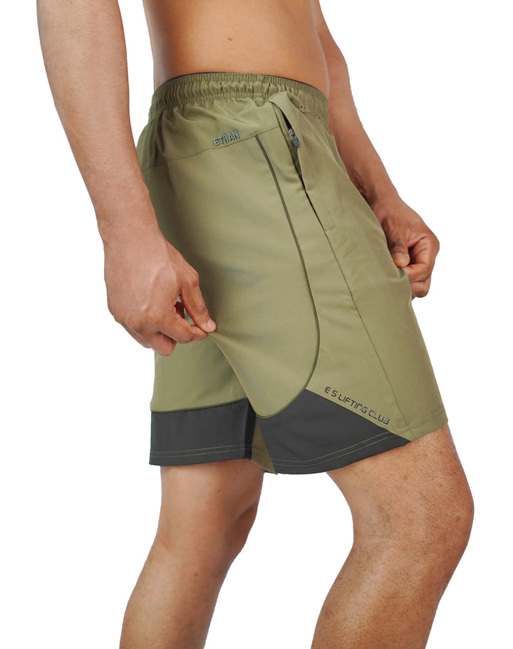 Ethan Solid Men’s Sports Shorts – Comfort Meets Performance